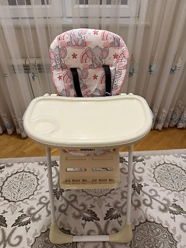 Uşaq qidalanma oturacağı. Uşaq yemək stolu. Çox yaxşı vəziyyətdədir - şəkil 3