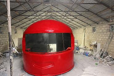 F1 Stilində Mobil Bar/Kiosk Korpus - Dizayn: Formula 1 dəbilqəsi - şəkil 2