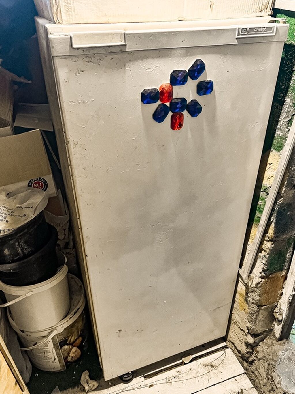 İşlənmiş 1 qapılı Snaige Soyuducu Satılır, rəng - Ağ