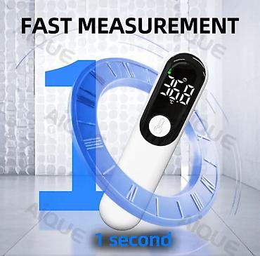 Təmasız rəqəmsal termometr - İnfraqırmızı, təmas olmadan ölçüm - C/F - şəkil 2