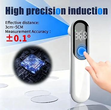 Təmasız rəqəmsal termometr - İnfraqırmızı, təmas olmadan ölçüm - C/F - şəkil 3