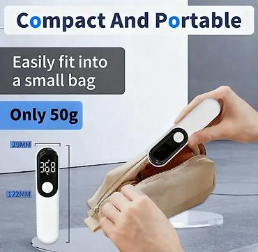 Təmasız rəqəmsal termometr - İnfraqırmızı, təmas olmadan ölçüm - C/F - şəkil 5