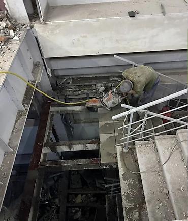 Beton kəsim xidməti - Beton döşəmə, tavan və divarların dəqiq - şəkil 5