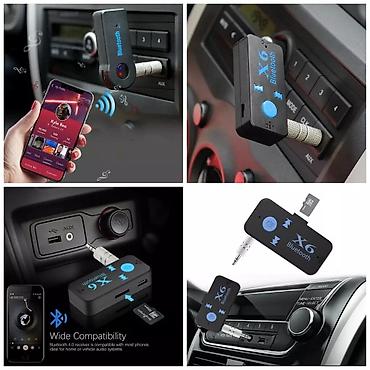 BT - X6 Wireless, Bluetooth AUX adapteri telefonunuzu və ya AUX - şəkil 2