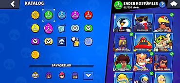 Brawl Stars hesabı – yüksək səviyyəli profil - Kupa yolu: 37.484 - - şəkil 5