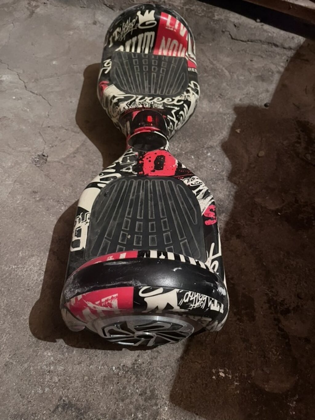 Qraffiti dizaynlı hoverboard (self-balance skuter) - Korpus