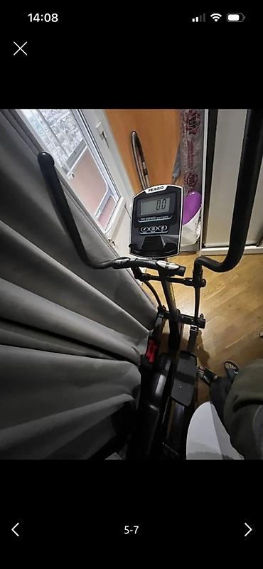 Ferro elliptical trenajor - Üfüqi pedallı, iki hərəkətli tutacaqlı - şəkil 2