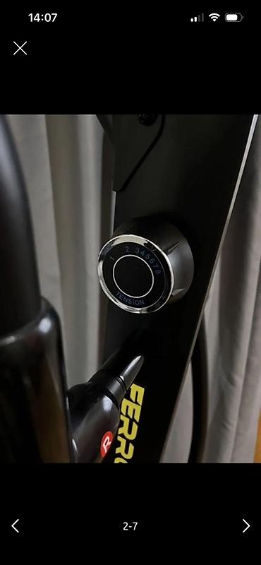 Ferro elliptical trenajor - Üfüqi pedallı, iki hərəkətli tutacaqlı - şəkil 4