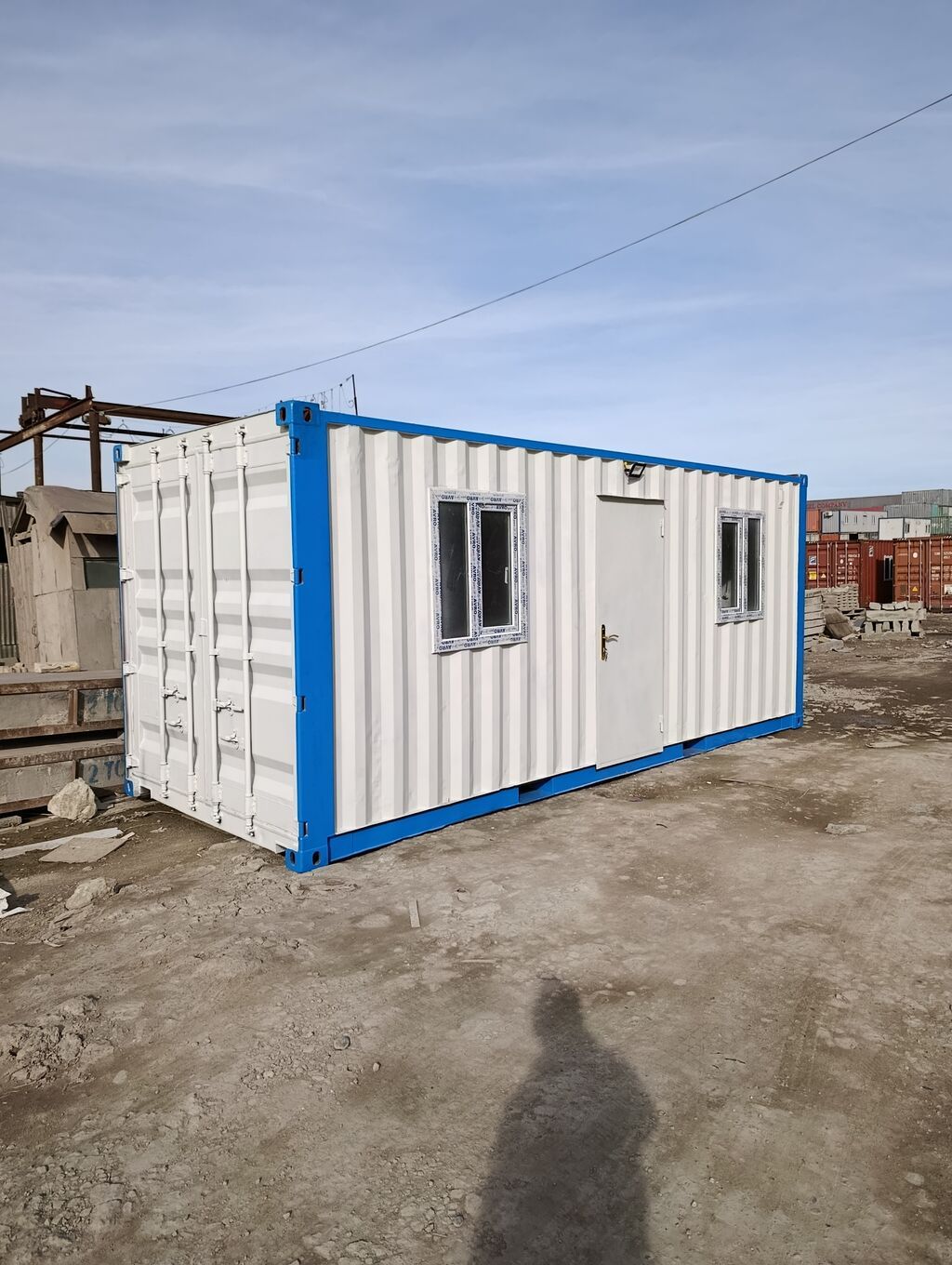 Metal karkaslı, tam izolyasiyalı konteyner otaq - Ölçü: standart 20