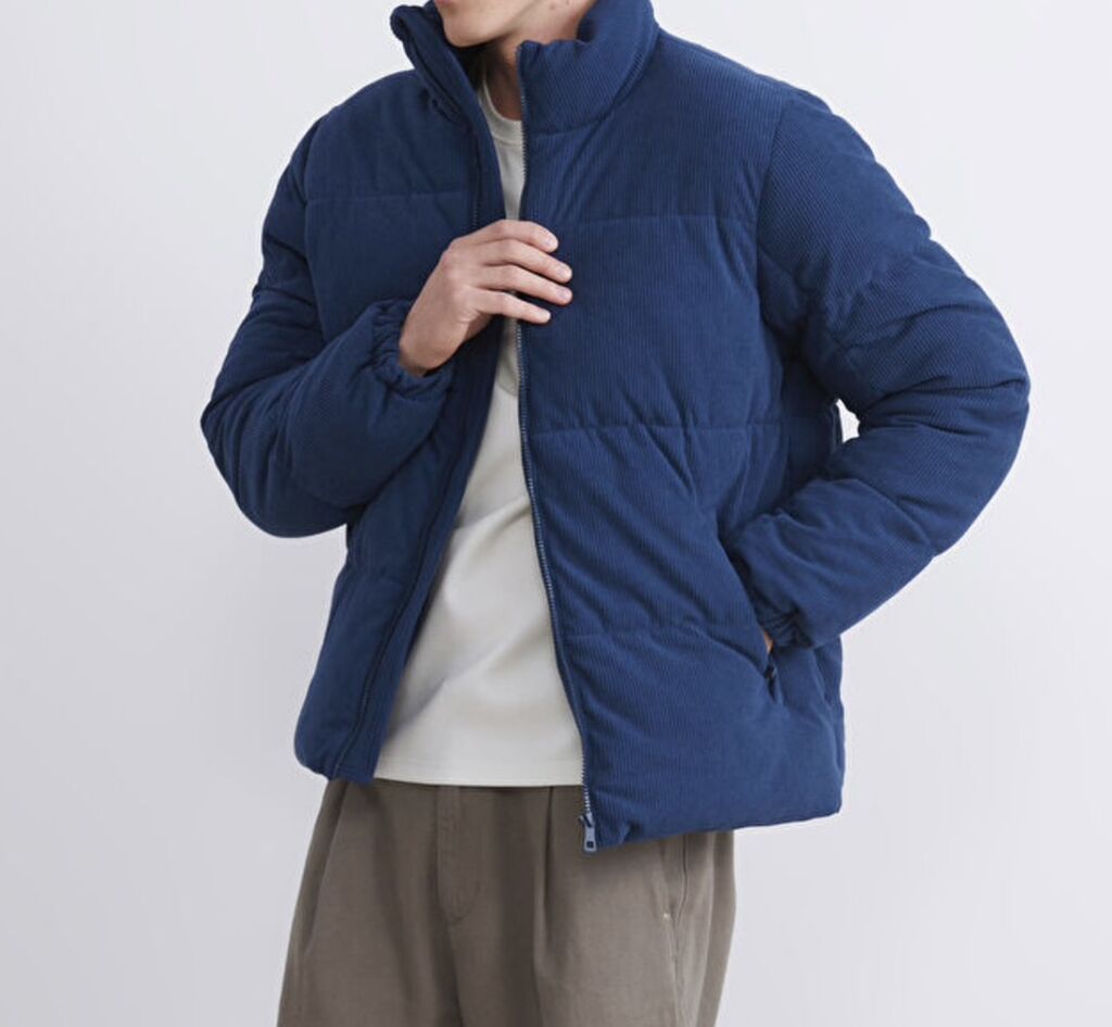 Kişi üçün velvet gödəkçə/ kurtka – mavi rəng Lc Waikiki'dən sifariş