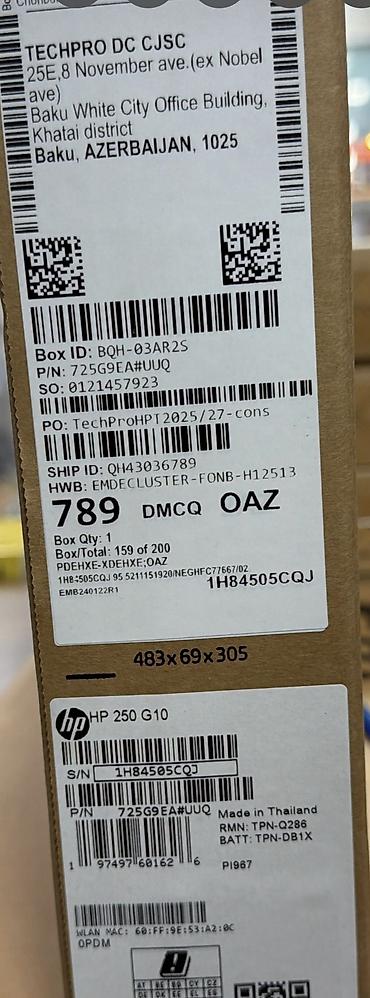 Yeni HP Omen, 15.6 ", Intel Core i7, 512 GB, Ünvandan götürmə, Ödənişli çatdırılma - şəkil 5