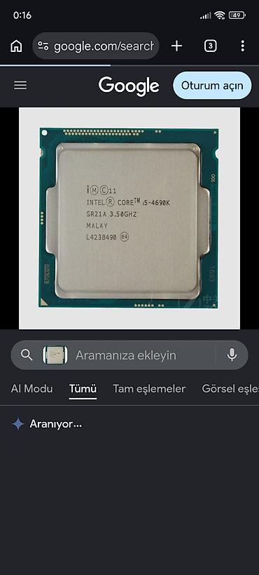 Prosessor Intel Core i5 INTEL 3-4 GHz, 4 nüvə, İşlənmiş - şəkil 2