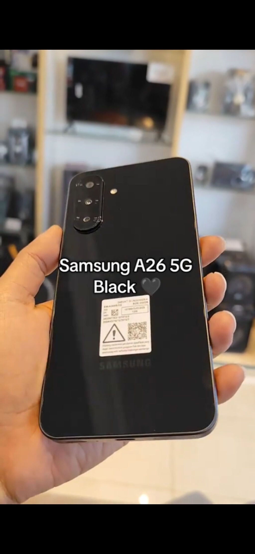 Samsung Galaxy A26 5G, 128 GB, rəng - Qara