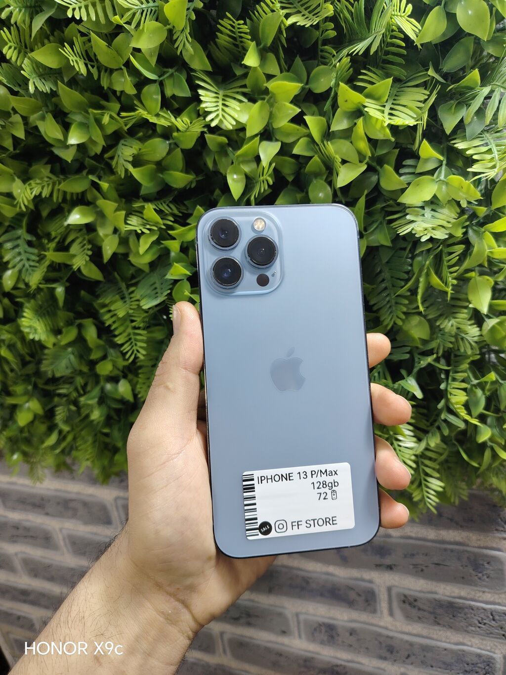 IPhone 13 Pro Max, 128 GB, Sierra Blue, Zəmanət, Sənədlərlə