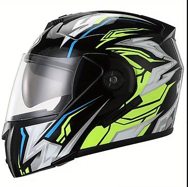 Moto dəbilqə – modul tipli (yuxarı qalxan çənə hissəsi) şəhər və tura - şəkil 3