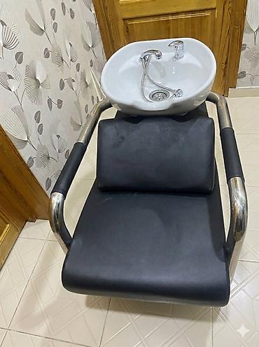 Gözəllik salonu üçün yuma və kəsmə zonası 2 avadanlıq birlikdə yeni - şəkil 2