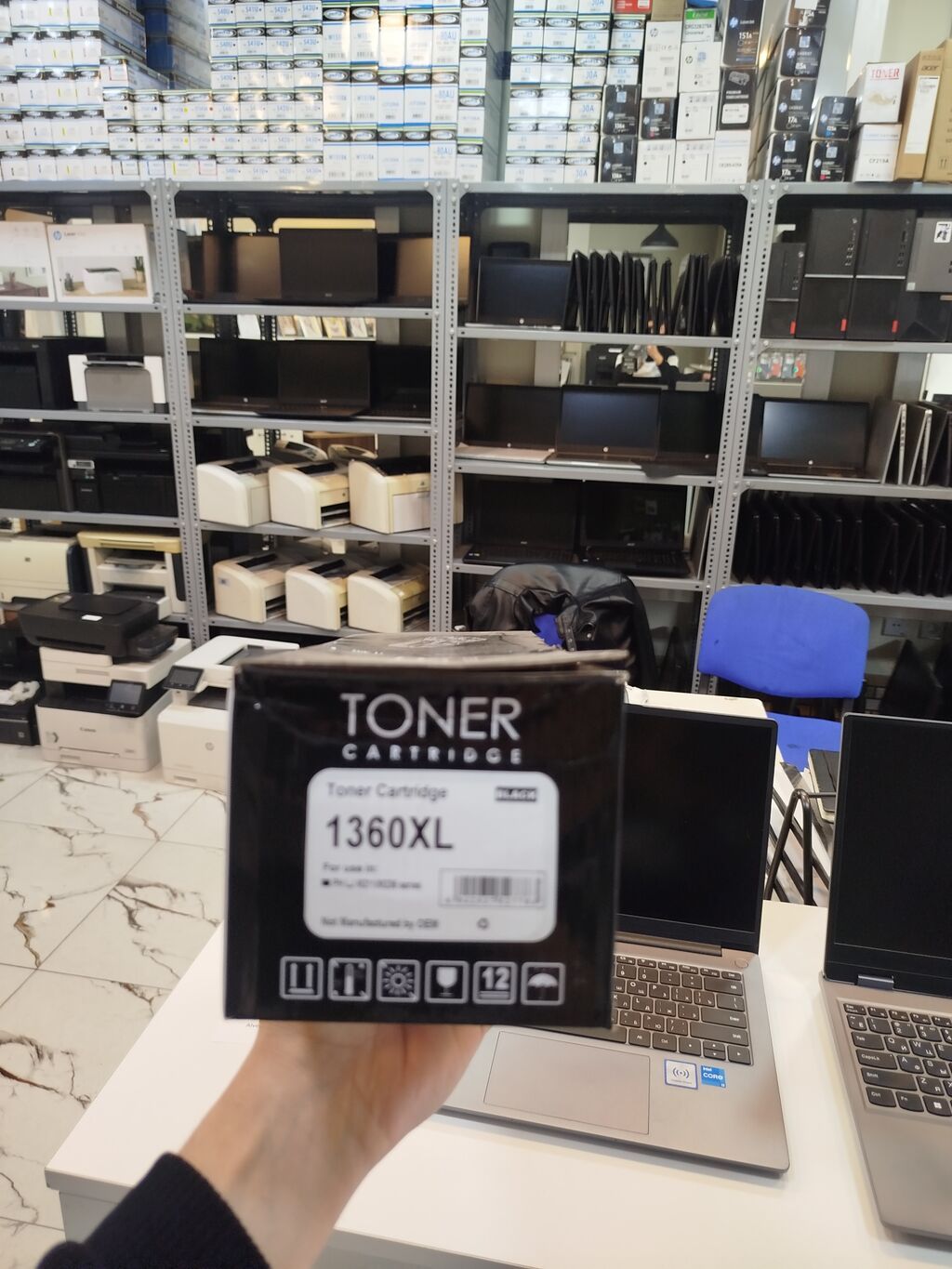 Toner Cartridge 1360XL – qara (Black) - Model: 1360XL (XL tutumlu) -