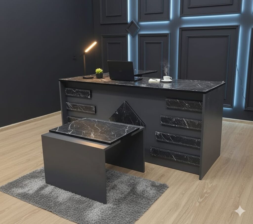 Yeni, Müdir üçün, Dördbucaq masa