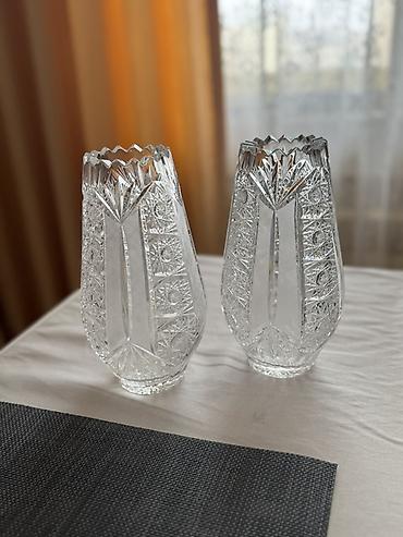 Klassik üslubda kristal şüşə dəst - 5 ədəd konyak qədəhi: Enli kasa - şəkil 5