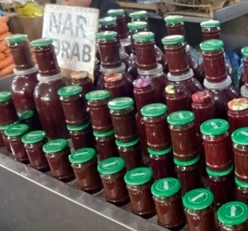 Məhsul: Narşərab (nar doşabı) Təsvir: - Təbii nar dənələrindən