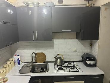 Mətbəx mebel dəsti – yüksək parıltılı boz (antrasit) rəngdə üst - şəkil 2