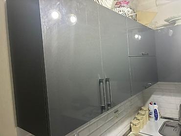 Mətbəx mebel dəsti – yüksək parıltılı boz (antrasit) rəngdə üst - şəkil 3