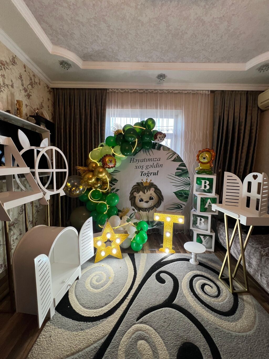 İşıqlı Hərf və Rəqəm İcarəsi ✨ Ad günü, baby shower, xəstəxana çıxışı