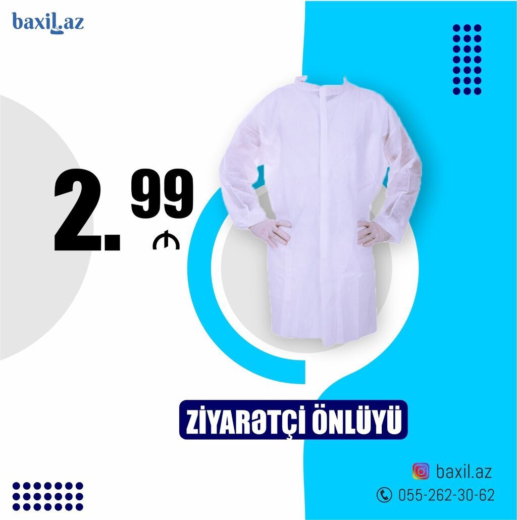 Ziyarətçi önlüyü Ziyaretci onluyu Önlük Onluk Birdəfəlik Birdefelik