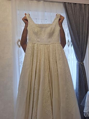Ağ rəngli gəlinlik paltarı "Cemal Yılmaz Fashion" mağazasından alınıb - şəkil 3
