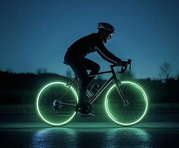 Velosiped təkəri üçün reflektor yapışdırıcı zolaqlar Məhsul təsviri - şəkil 5