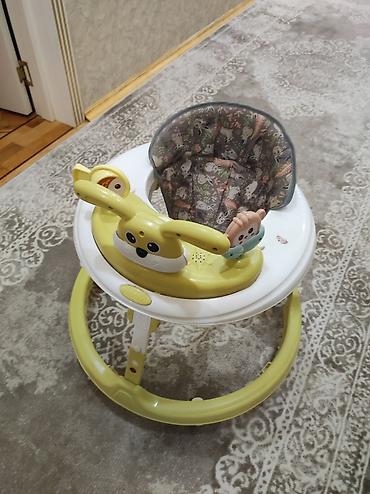 Uşaq gəzdirəci / manej - Rəng: açıq yaşıl və ağ - Dairəvi baza və 6 - şəkil 3