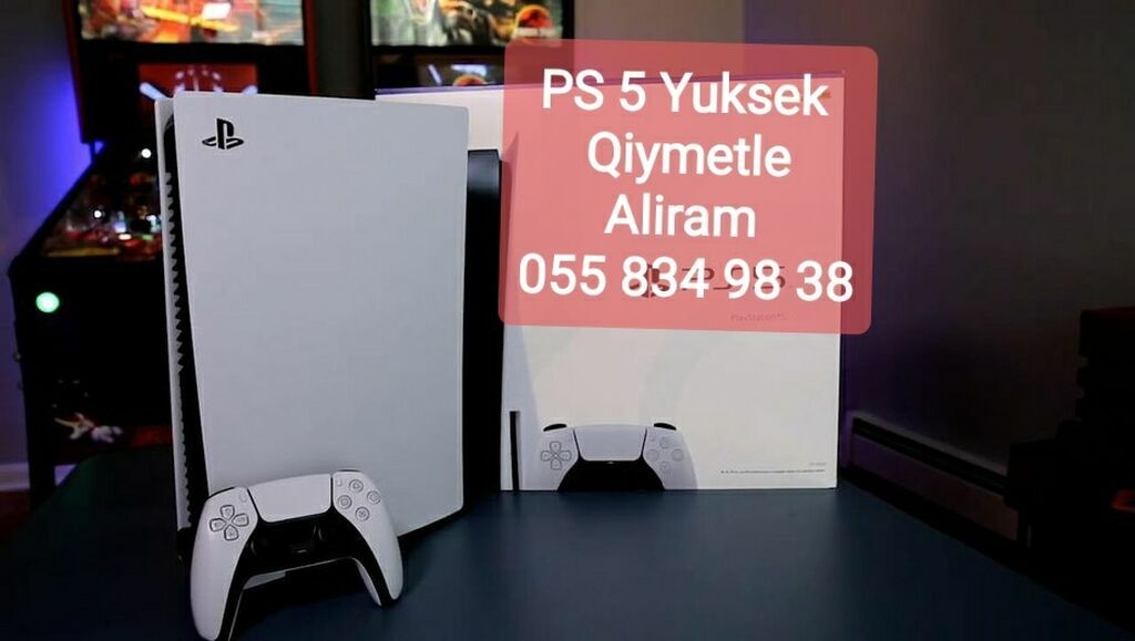 Playstation 5 ve 3/ 4 Alisi ve barteri mumkundur Wp veya zeg