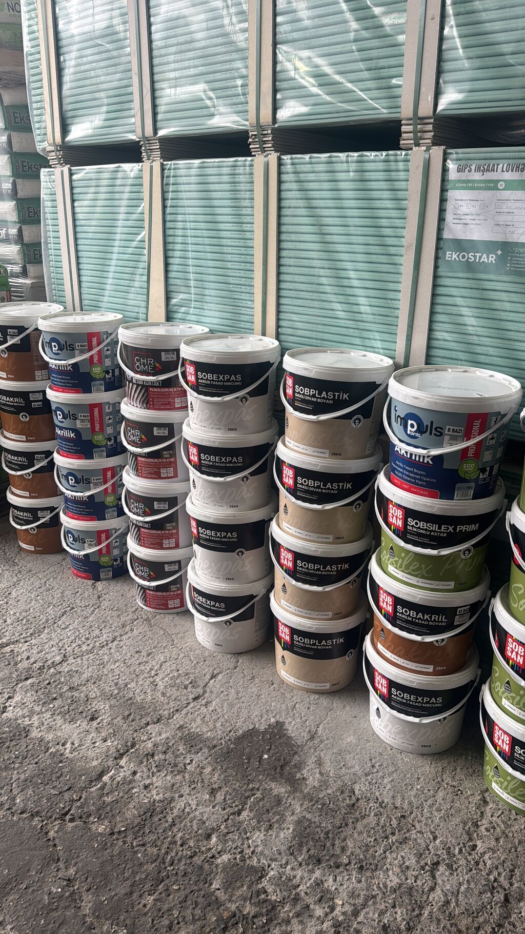 Tikinti və təmir üçün materiallar – geniş çeşid - Boyalar və lak-boya