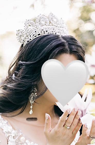 Swarovski qaşlarla gəlin tacı, baha alinib Ukraynada. klassik kraliça - şəkil 2