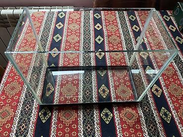 Dördbucaq akvarium, Boş, 15 l, Pulsuz çatdırılma, Ünvandan götürmə - şəkil 3