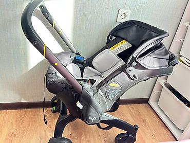 Doona tipli avtomobil oturacağı arabası təkərlərə malik uşaq avtomobil - şəkil 5