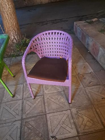 Masa (35m), stul (25)Rattan stilində açıq hava dəsti – stol və 2 - şəkil 2