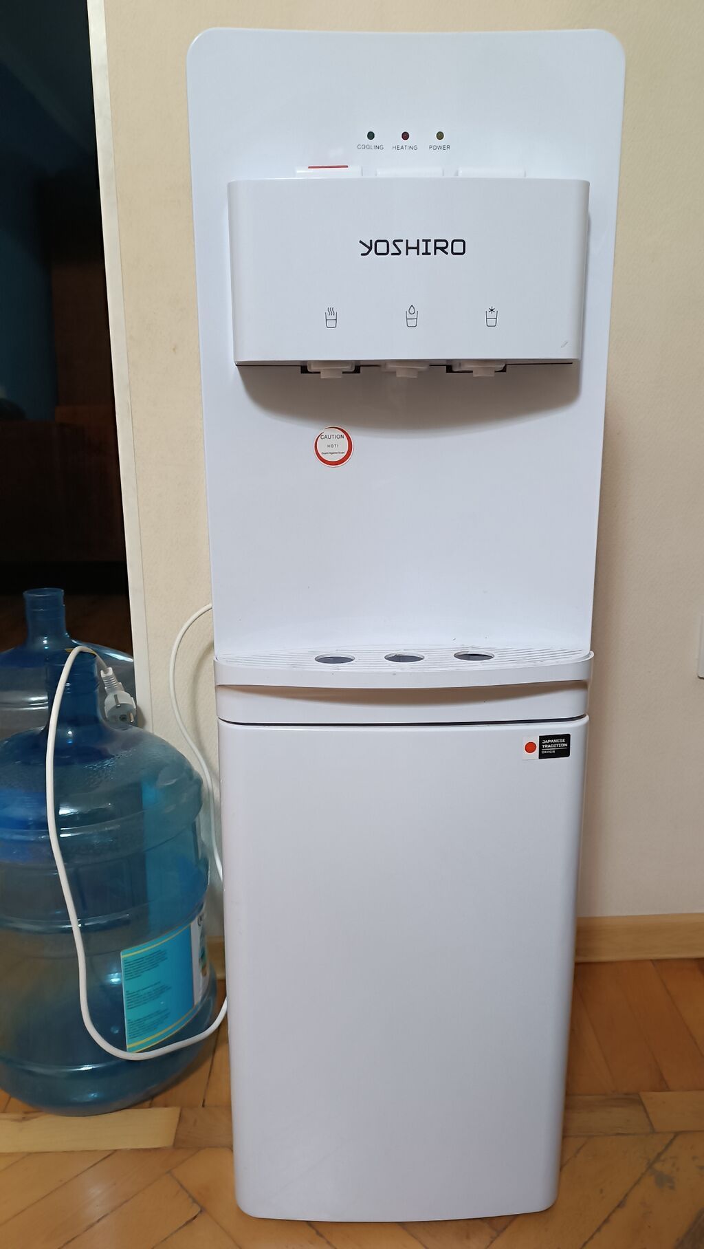 Dispenser Döşəməüstü, Su isitmə ilə, İşlənmiş