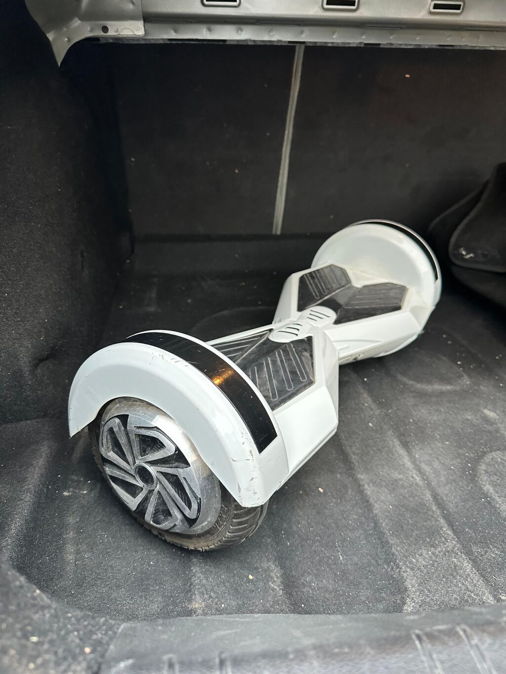 Ağıllı balans skuter (hoverboard) – ağ rəng - 2 təkərli, özünü