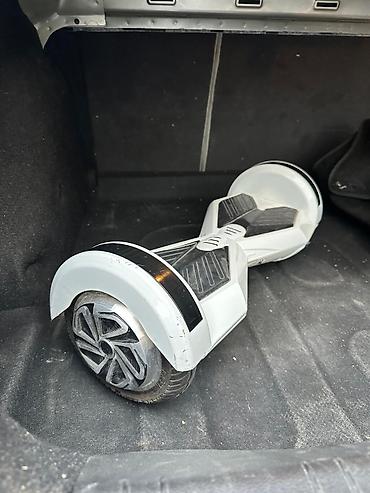 Ağıllı balans skuter (hoverboard) – ağ rəng - 2 təkərli, özünü - şəkil 2