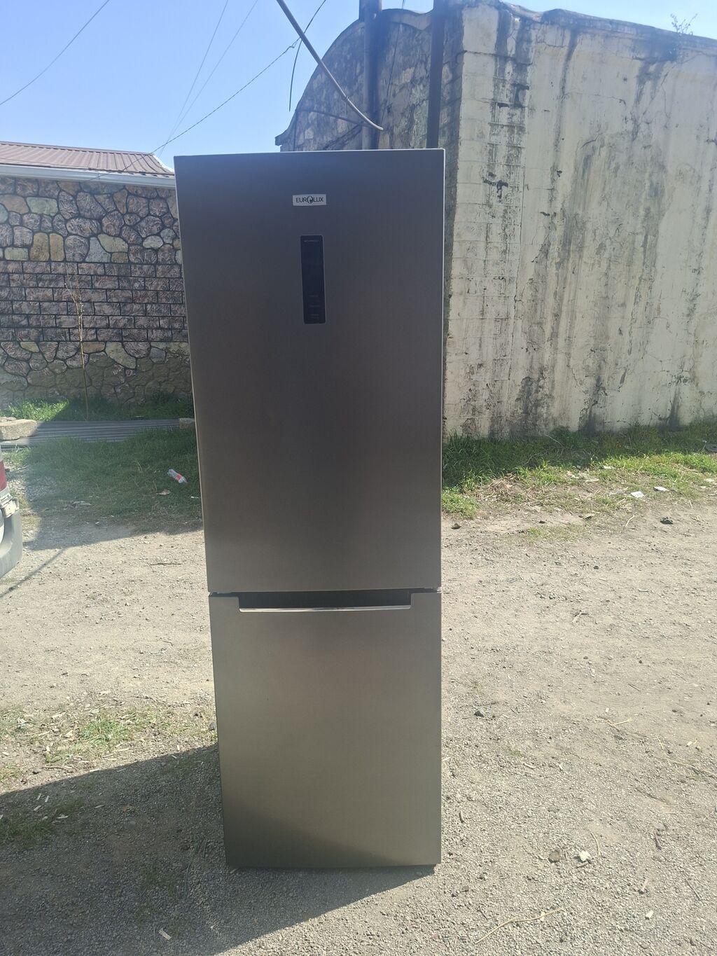 İşlənmiş 2 qapılı Electrolux Soyuducu Satılır, rəng - Boz