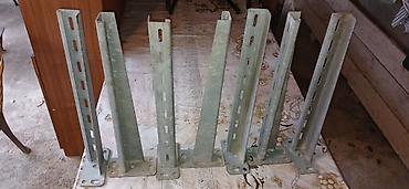 Rəf Polka Vitrin yıgmaq üçün Dəmir künclüklər paslamayan çürüməyən - şəkil 4