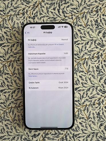 IPhone 15 Pro Max, 512 GB, Matte Silver - şəkil 4