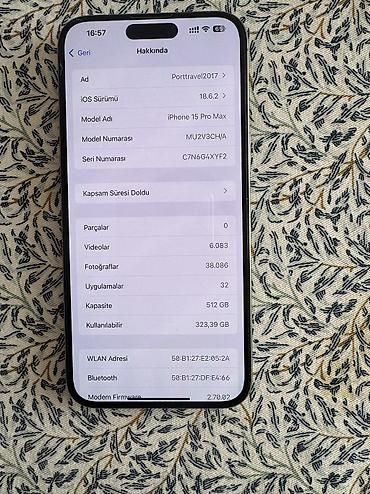 IPhone 15 Pro Max, 512 GB, Matte Silver - şəkil 5