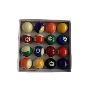 Bilyard topları dəsti – 16 ədəd Amerikan Bilyard Topu 57MM - Klassik - şəkil 4