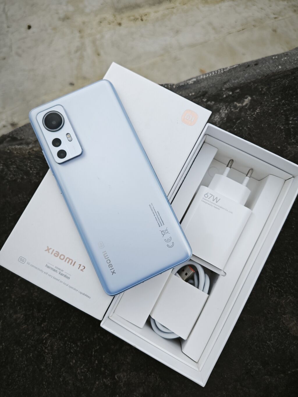 Xiaomi 12, 256 GB, rəng - Mavi, Sənədlərlə