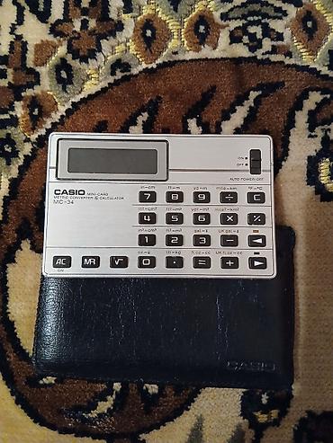 CASIO MC-34 mini-kalkulyator və metrik çevirmə cihazı - Model: Casio - şəkil 2