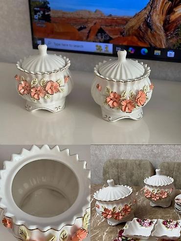 Çay dəsti, Farfor, 6 nəfərlik - şəkil 4