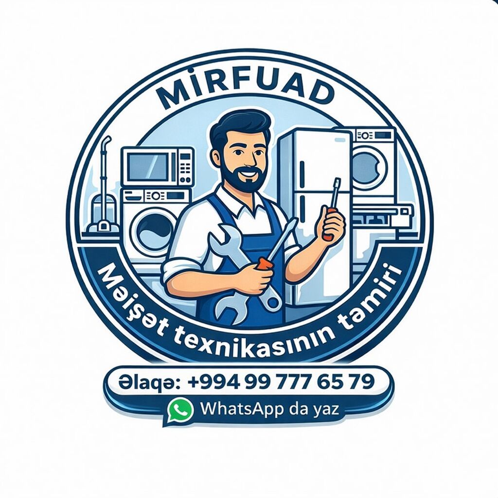Məişət texnikasının təmiri – “MİR FUAD” Xidmət sahələri: - Soyuducu