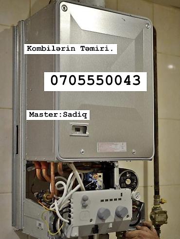 Kombi ustasi Kombi ustası Комби мастер Kombi servis Boiler repairman - şəkil 3